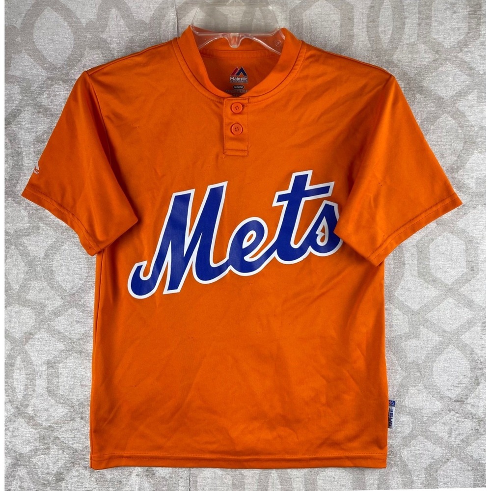 Majestic‎ Cool Base New York Mets Youth M Orange David Wright 5 Baseball Jersey